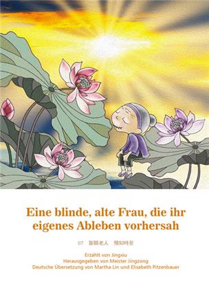 Eine blinde alte Frau die ihr eigenes Ableben vorhersah